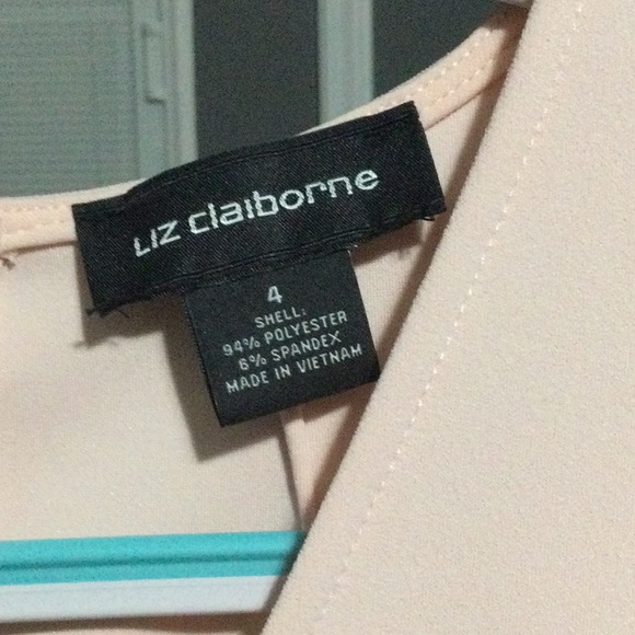 Blush colored formal dress with belt - Picture 2 of 7